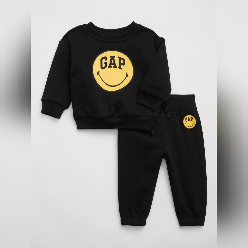 babyGap | SmileyWorld® Two-Piece Logo Set